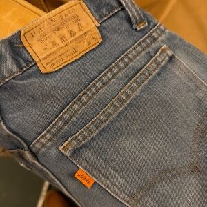 Vintage Levi’s 715 orange tab cutoffs